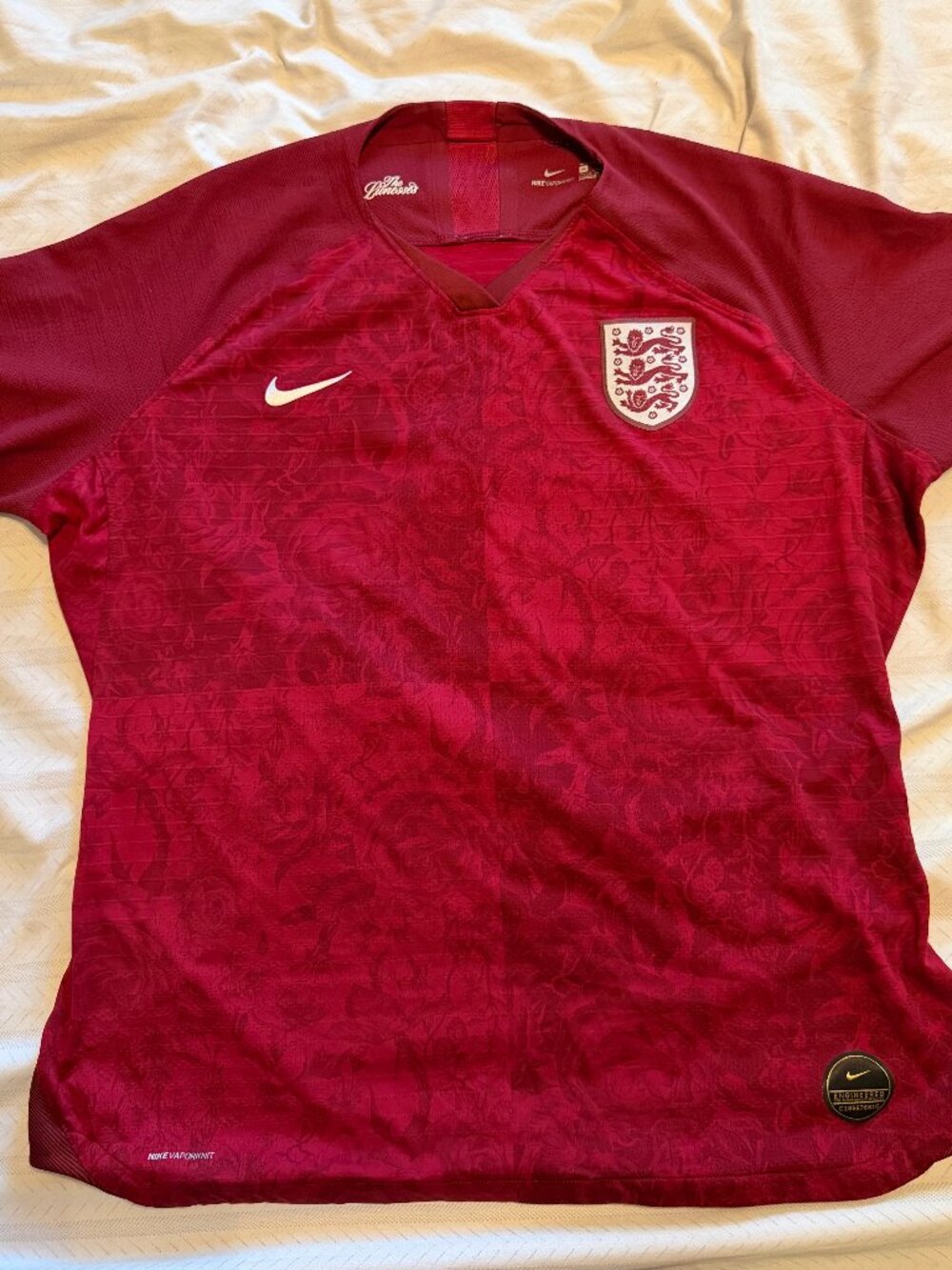 England Womens Jersey World Cup 2019 Away Football Soccer Nike Shirt Size XL